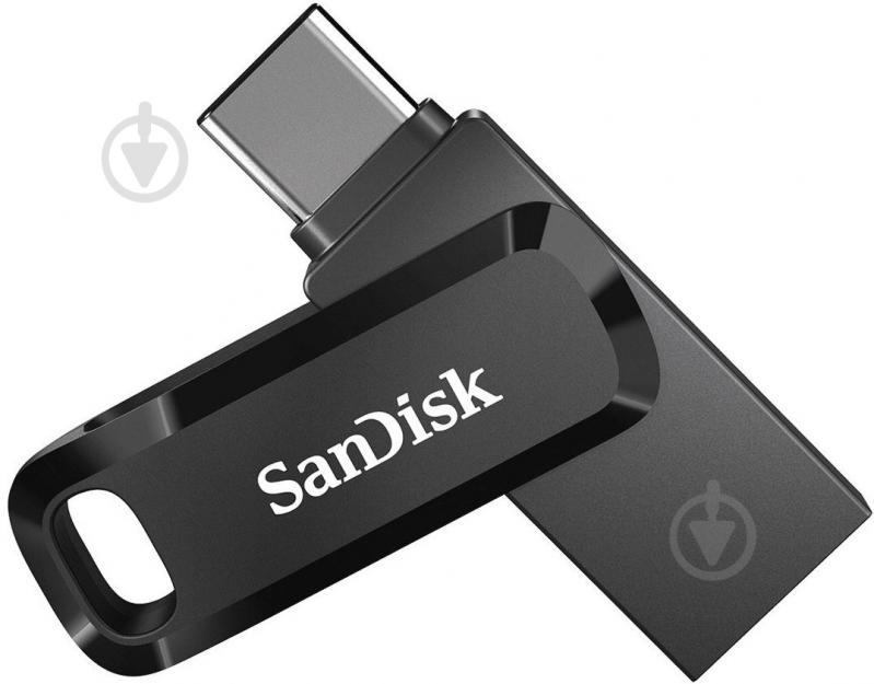 Накопичувач SanDisk 128 ГБ USB Type-C black (SDDDC3-128G-G46) - фото 1