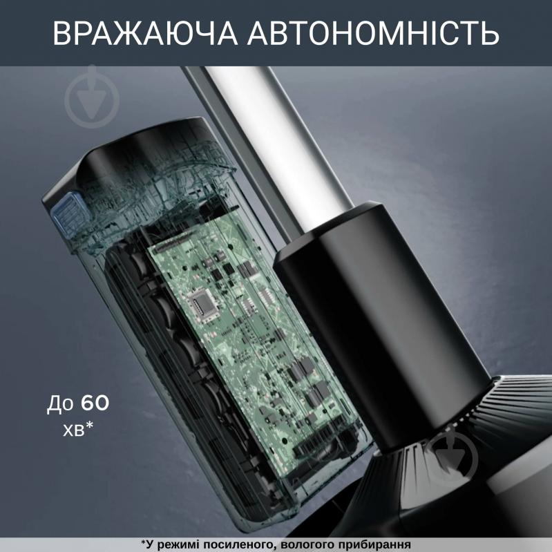 Пылесос аккумуляторный Rowenta GZ3039WO black - фото 6