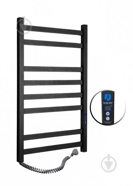 Полотенцесушитель NAVIN Авангард 480х800 digital чёрный (12-228152-4880) - фото 1