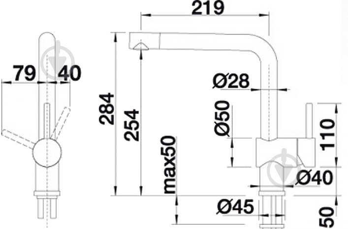 Смеситель для кухни Blanco Linus 516704 - фото 2 Смеситель для кухни Blanco Linus 516704 - фото 2