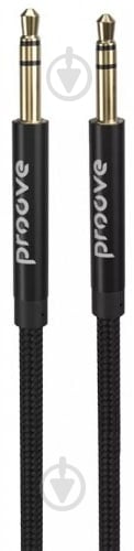 Кабель Proove Weft mini-jack 3,5 мм - mini-jack 3,5 мм 1 м чорний (ACWF00005801) - фото 1 Кабель Proove Weft mini-jack 3,5 мм - mini-jack 3,5 мм 1 м чорний (ACWF00005801) - фото 1