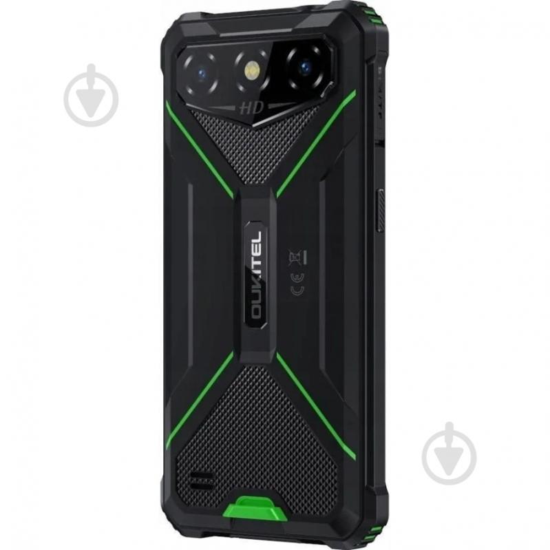 Смартфон Oukitel G3 4/128GB black/green (G3_GN) - фото 5