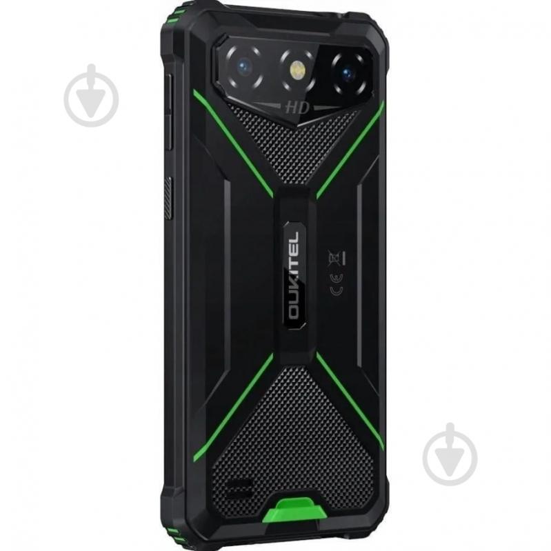 Смартфон Oukitel G3 4/128GB black/green (G3_GN) - фото 7