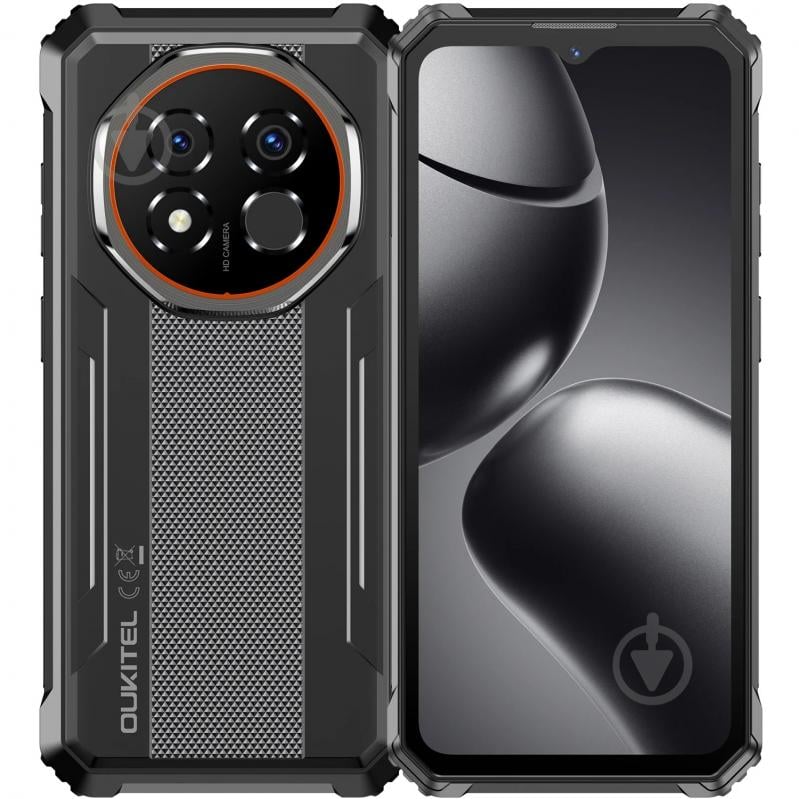 Смартфон Oukitel G6 8/256GB black (G6_8_256_BK) - фото 1