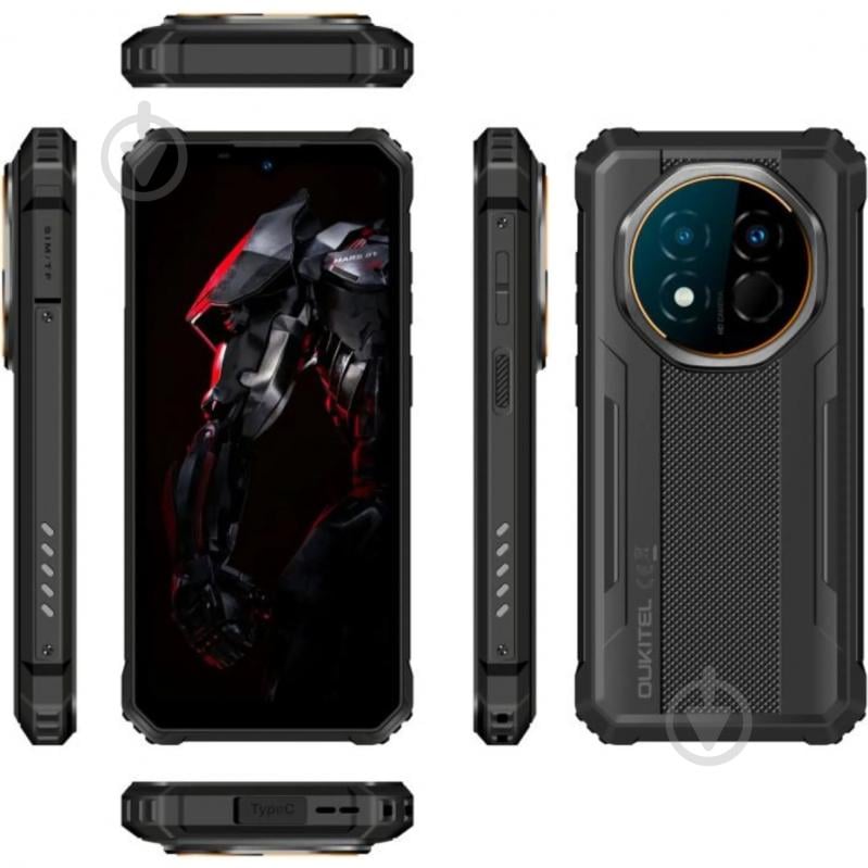 Смартфон Oukitel G6 8/256GB black (G6_8_256_BK) - фото 8