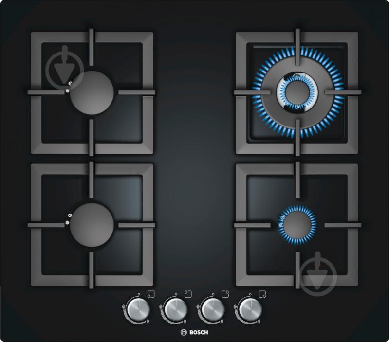 Варочная поверхность газовая Bosch PPH 616B21E - фото 1