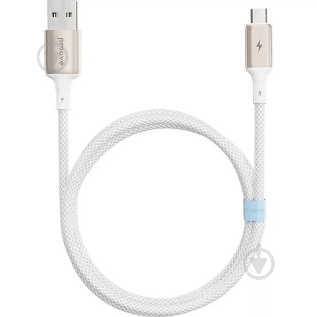Кабель Proove Dense Metal Micro USB 2.4A 1 м белый (CCDM20001302) - фото 1