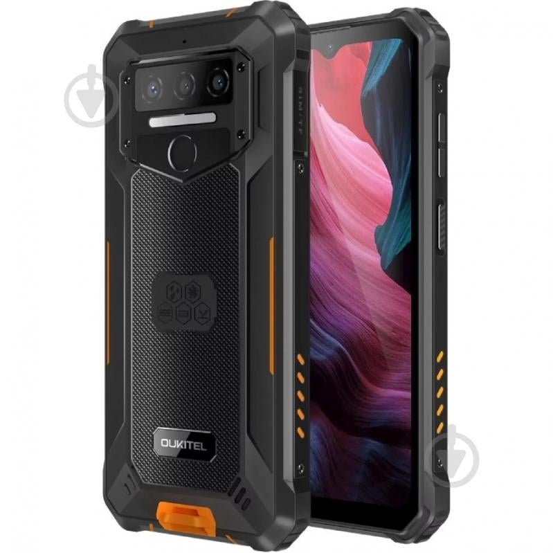 Смартфон Oukitel WP23 Plus 4/128GB black/orange (WP23_Plus_4_128_OR) - фото 5
