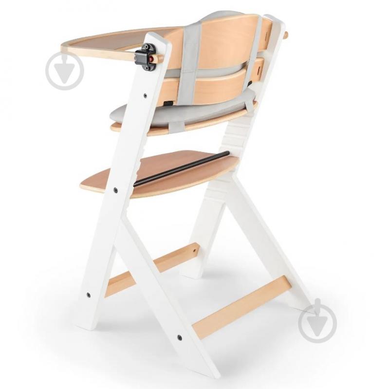 Стільчик для годування Kinderkraft Enock White Wood з подушкою (KHENOC0PWHT0000) - фото 5