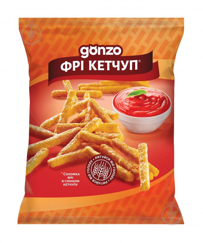 Снеки GONZO Соломка фри со вкусом кетчупа 40 г - фото 1