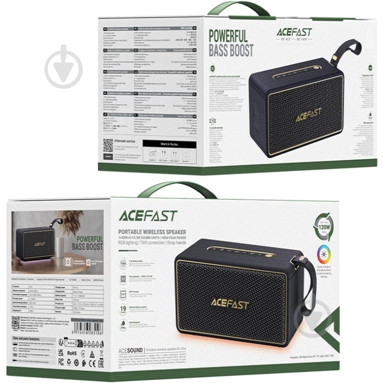 Акустична система Acefast K3 Ultra 2.1 black (6974316285106) - фото 6