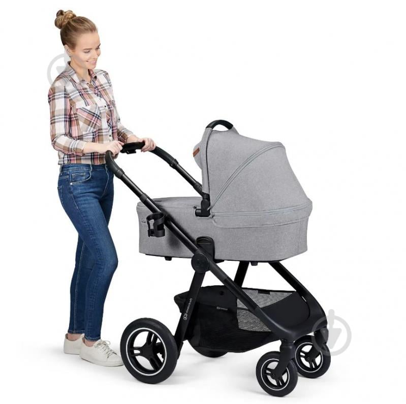 Коляска универсальная 2 в 1 Kinderkraft Everyday Light Gray KSEVER00LGR2000 - фото 19