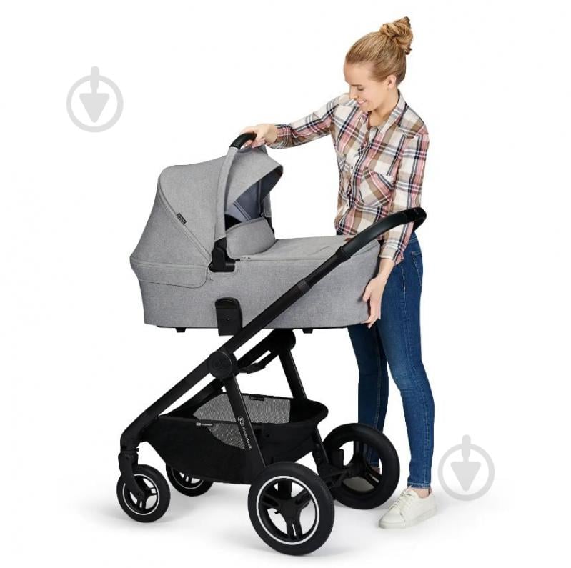 Коляска универсальная 2 в 1 Kinderkraft Everyday Light Gray KSEVER00LGR2000 - фото 20