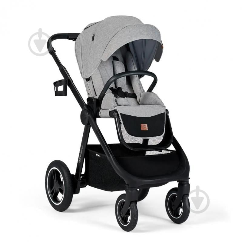 Коляска универсальная 2 в 1 Kinderkraft Everyday Light Gray KSEVER00LGR2000 - фото 9