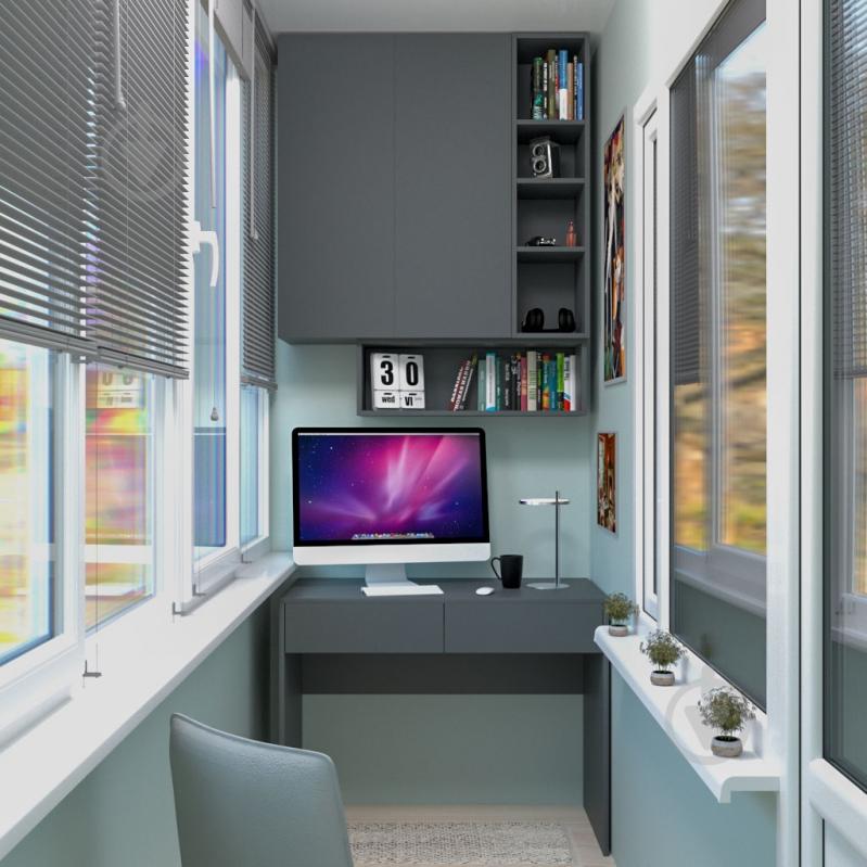 УЦІНКА! Стіл DC Венето 800х1000х500 мм графіт/графіт (УЦ №2564) - фото 7