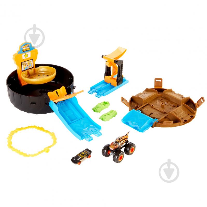 Трек Hot Wheels "Трюки в шине" серии "Monster Trucks" GVK48 - фото 3