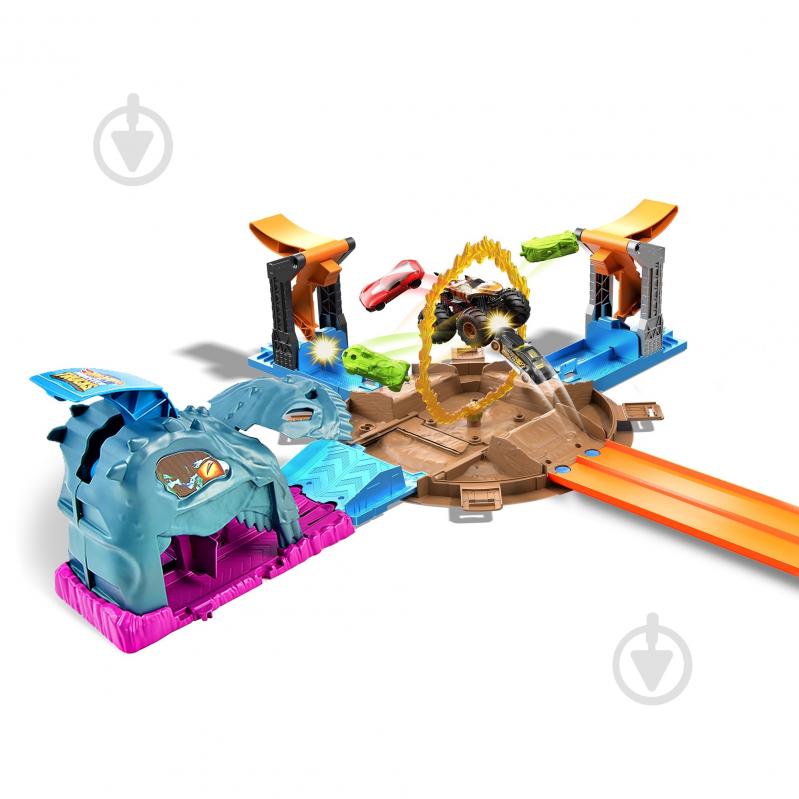Трек Hot Wheels "Трюки в шине" серии "Monster Trucks" GVK48 - фото 7