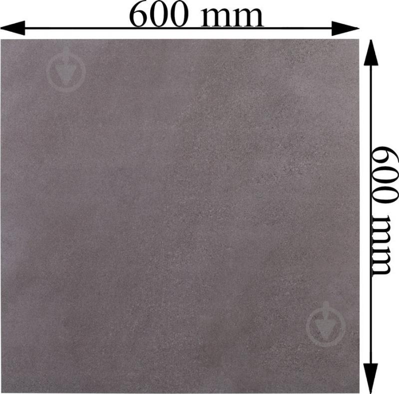 Плитка Allore Group Gallo Dark Grey F PC R Mat 60x60 см - фото 7
