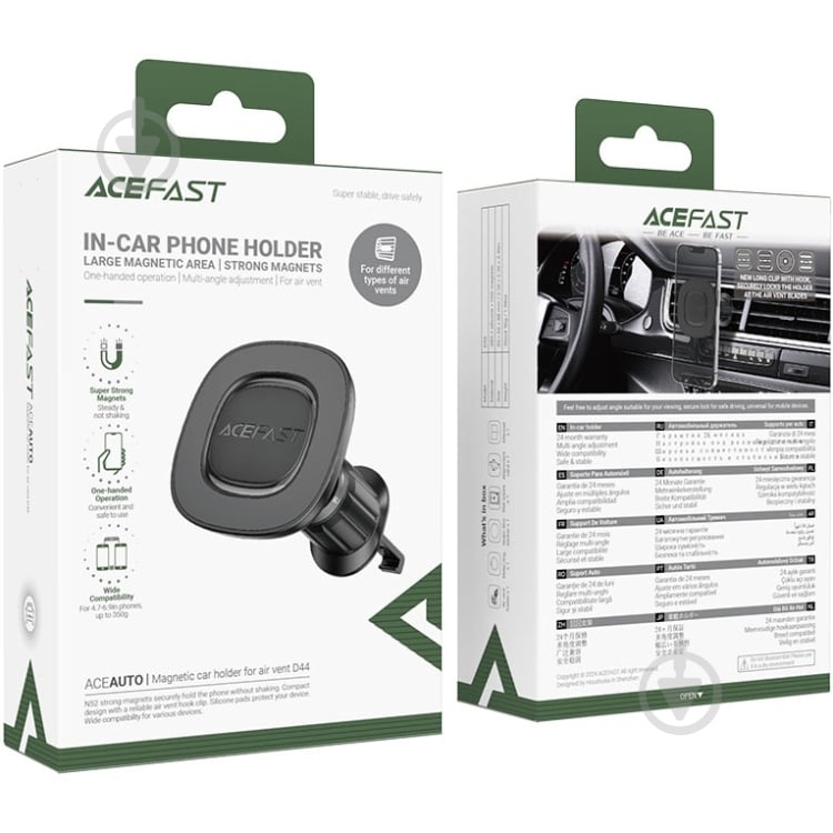Держатель для смартфона Acefast D44 Magnetic черный - фото 4