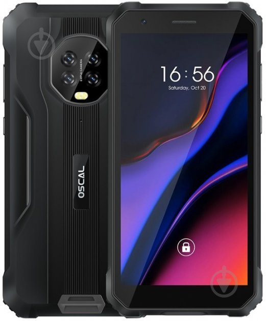 Смартфон Oscal S60 3/16GB black - фото 1