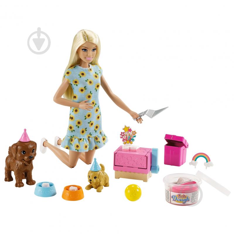Набір з лялькою Barbie Вечірка цуценят GXV75 - фото 1