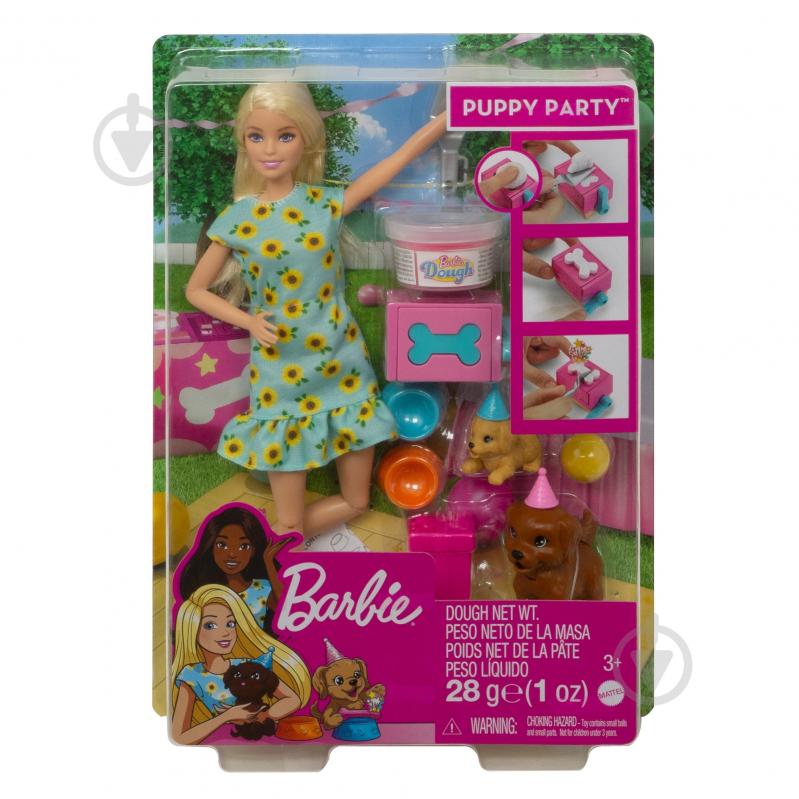 Набір з лялькою Barbie Вечірка цуценят GXV75 - фото 4