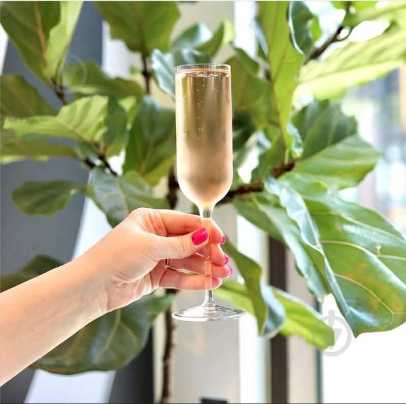 Набор бокалов для шампанского Luigi Bormioli Sublime 210 мл 4 шт. - фото 2