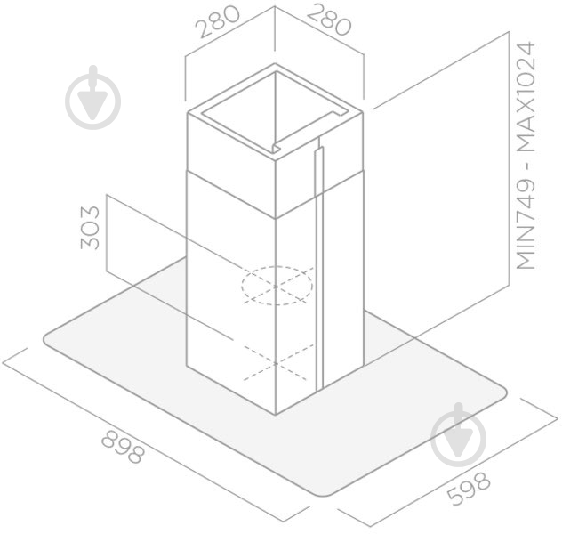 Вытяжка Elica Flat Glass Island Plus IX/A/90 - фото 5