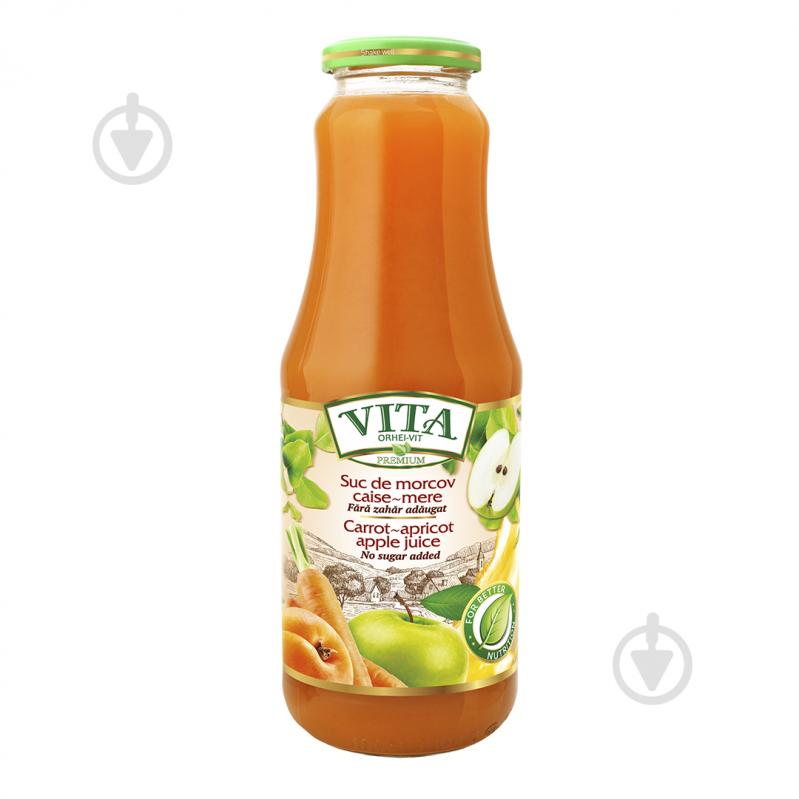 Сік Vita Premium Морквяно-абрикосово-яблучний 1 л - фото 1