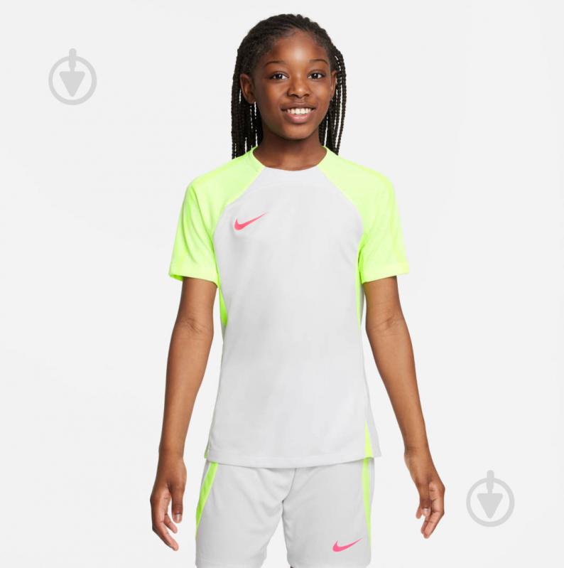 Футболка Nike K NK DF STRK SS TOP K BR FD0312-043 р.XS синій - фото 1