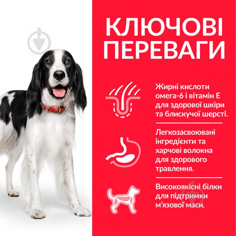 Корм для средних пород Hill's SP Adult Md курица 2,5 кг 2,5 кг - фото 3