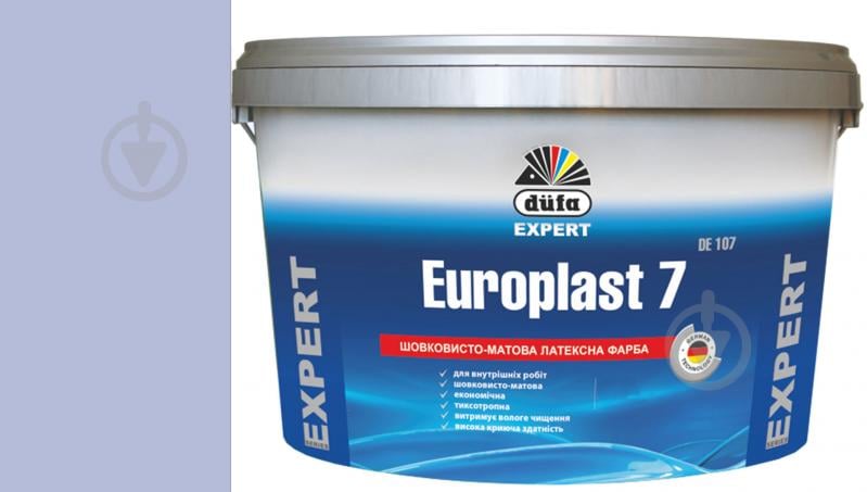 Краска латексная водоэмульсионная Europlast 7 DE 107 шелковистый мат VN 2393 Загадочные вариации 5 л - фото 1