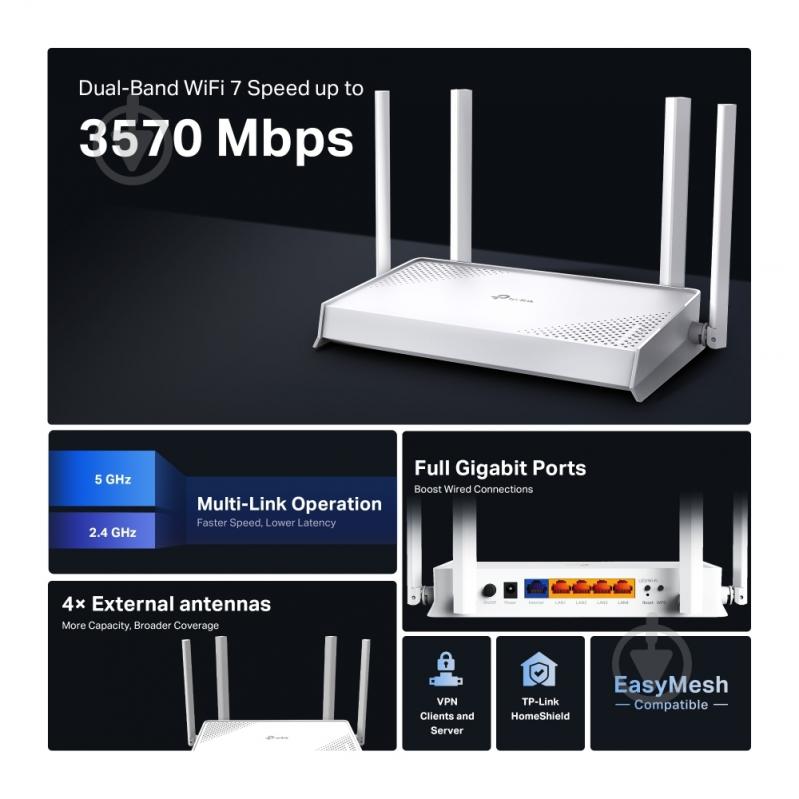 Роутер TP-Link Archer BE220W - фото 7