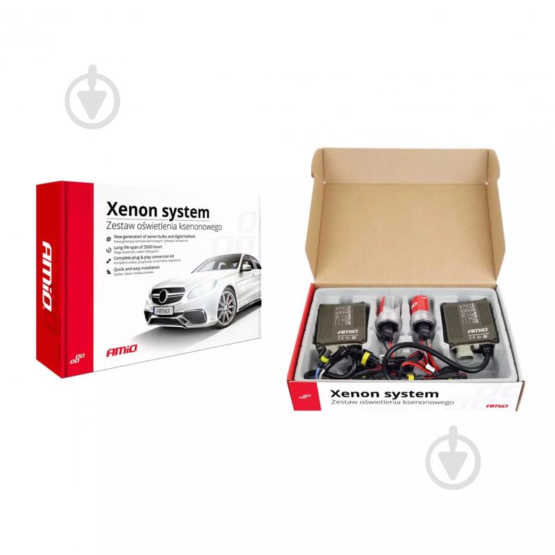 Автолампа ксеноновая AMiO Xenon system H7 35 Вт 2 шт. (01794) - фото 1 Автолампа ксеноновая AMiO Xenon system H7 35 Вт 2 шт. (01794) - фото 1