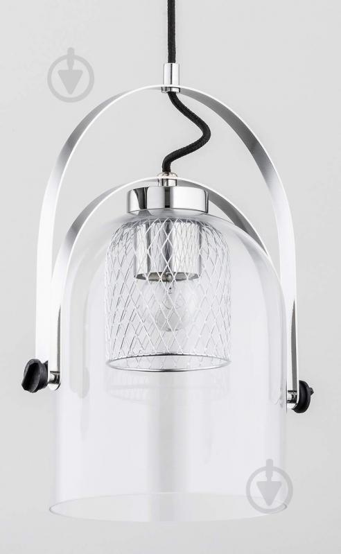Подвес ALFA Garanti Glass 1x60 Вт E27 хром 60656 - фото 2