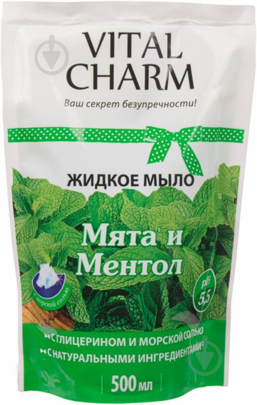 Мило рідке Vital Charm М’ята та ментол 500 мл - фото 1