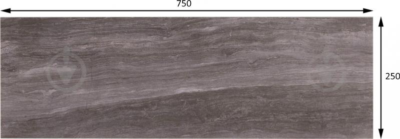 Плитка Allore Group Travertine Anthracite W M 25x75 NR Satin 1 - фото 6
