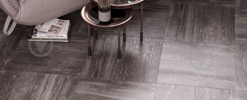 Плитка Allore Group Travertine Anthracite W M 25x75 NR Satin 1 - фото 7