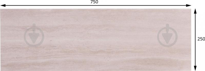 Плитка Allore Group Travertine Silver W M NR Satin 1 25x75 см - фото 6