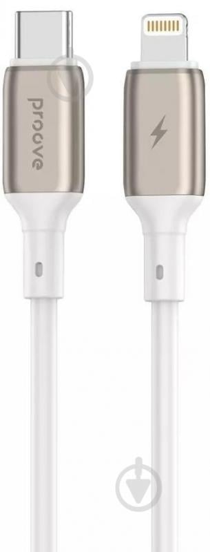 Кабель Proove Flex Metal Type-C - Lightning 27W 1 м белый (CCFM27002102) - фото 1 Кабель Proove Flex Metal Type-C - Lightning 27W 1 м белый (CCFM27002102) - фото 1