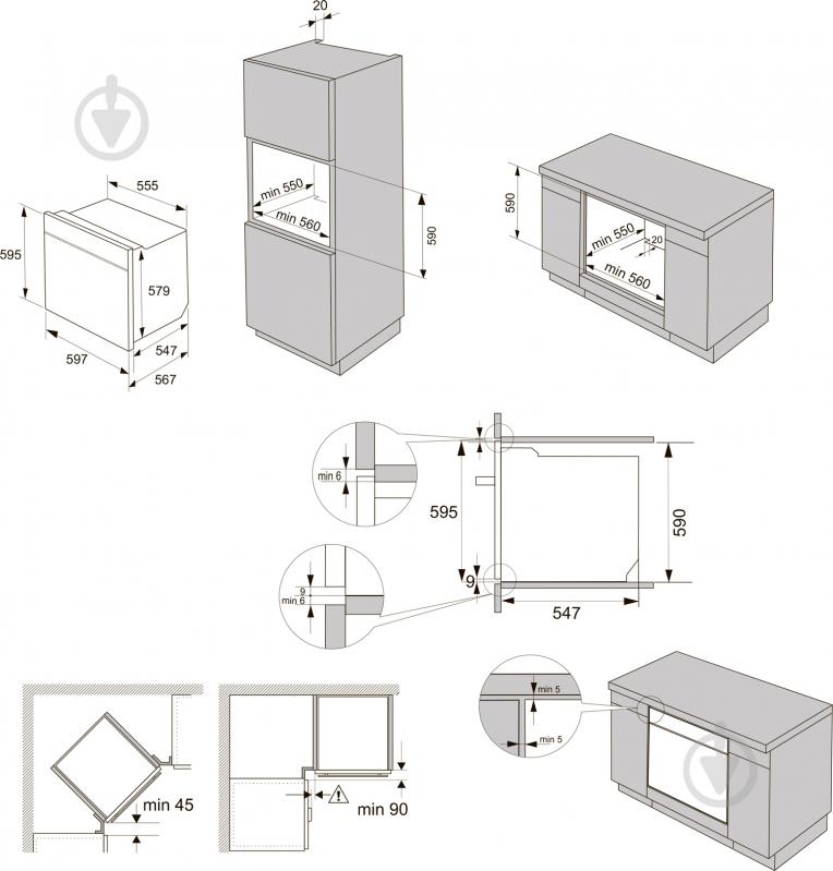 Духовой шкаф gorenje bo635e20b 2