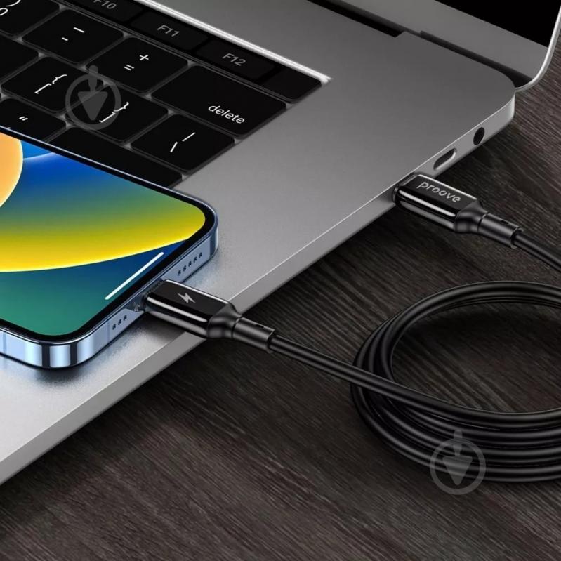 Кабель Proove Flex Metal Type-C - Type-C 60w 1 м черный (CCFM60002201) - фото 5 Кабель Proove Flex Metal Type-C - Type-C 60w 1 м черный (CCFM60002201) - фото 5