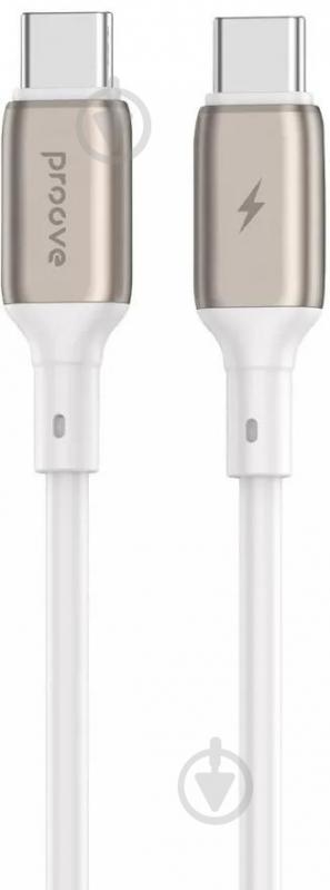 Кабель Proove Flex Metal Type-C - Type-C 60w 1 м белый (CCFM60002202) - фото 1 Кабель Proove Flex Metal Type-C - Type-C 60w 1 м белый (CCFM60002202) - фото 1