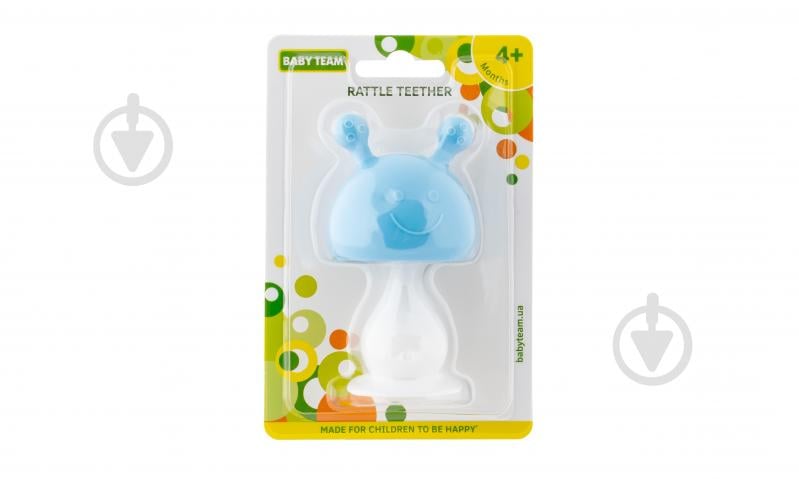 Погремушка-прорезыватель Baby Team Весельчак в ассортименте - фото 8