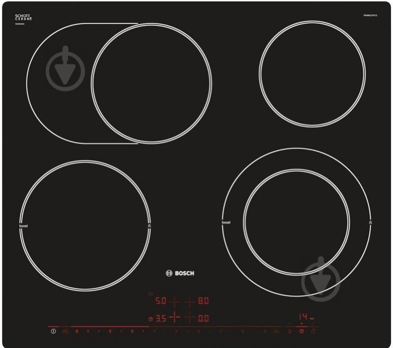 Варочная поверхность электрическая Bosch PKN601DP1D - фото 1