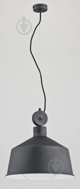 Подвес ALFA Cora 1x60 Вт E27 черный/белый 60201 - фото 1