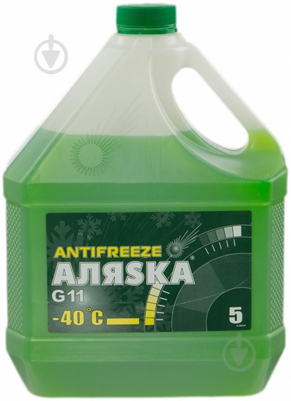 Антифриз Аляsка ANTIFREEZE-40 G11 готовий 5 л зелений - фото 1