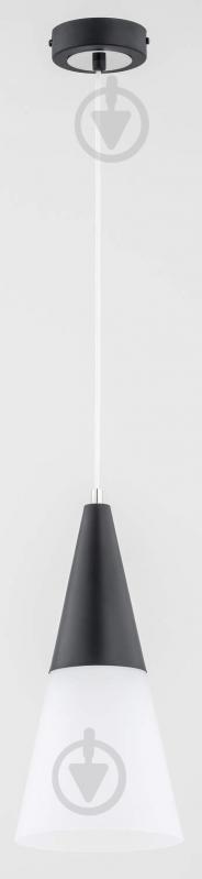 Подвес ALFA Cono 1x60 Вт E27 черный/белый 60616 - фото 1