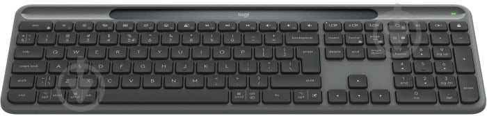Клавиатура беспроводная Logitech Slim Solar+ for Business Wireless/Bluetooth Graphite (920-013779) black - фото 3 Клавиатура беспроводная Logitech Slim Solar+ for Business Wireless/Bluetooth Graphite (920-013779) black - фото 3
