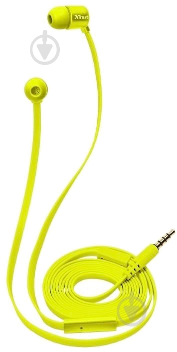 Наушники Trust Duga Mic Neon yellow (22744) - фото 2